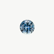 1.31ct Round Cut Aqua Blue Montana Sapphire SR355