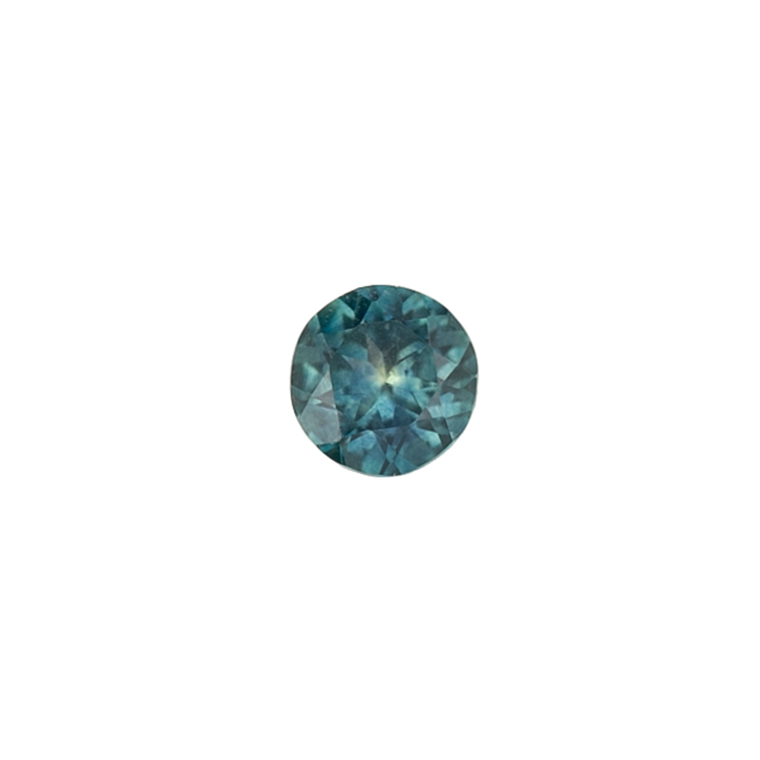 1.01ct Round Cut Teal Blue Montana Sapphire SR386