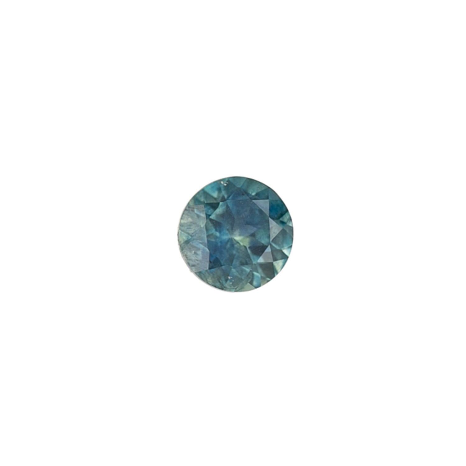 1.10ct Round Cut Teal Blue Montana Sapphire SR390