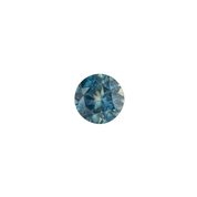 1.10ct Round Cut Parti Aqua Blue Montana Sapphire SR391