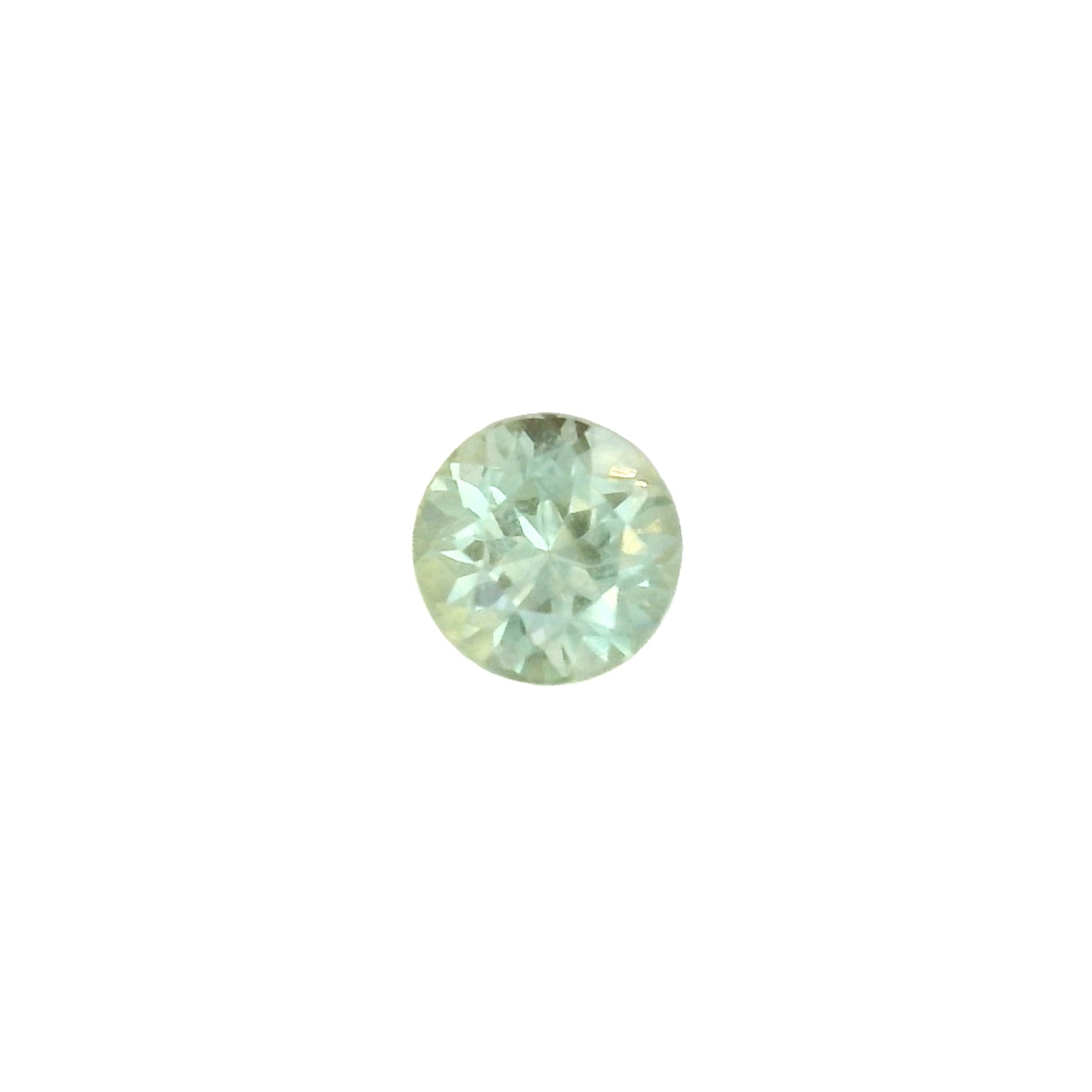 1.17ct Round Cut Light green Montana Sapphire Sapphire SR435
