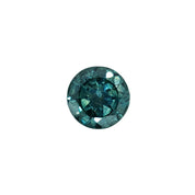 1.23ct Round Cut Blue Green Montana Sapphire SR490