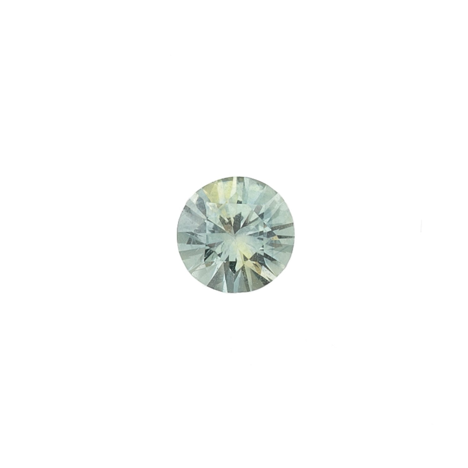 0.94ct Round Cut Light Green Montana Sapphire SR524