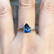 1.32ct Pear Blue Montana Sapphire SF260