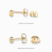 14k Gold Earrings Back