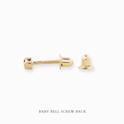 14k Gold Earrings Back