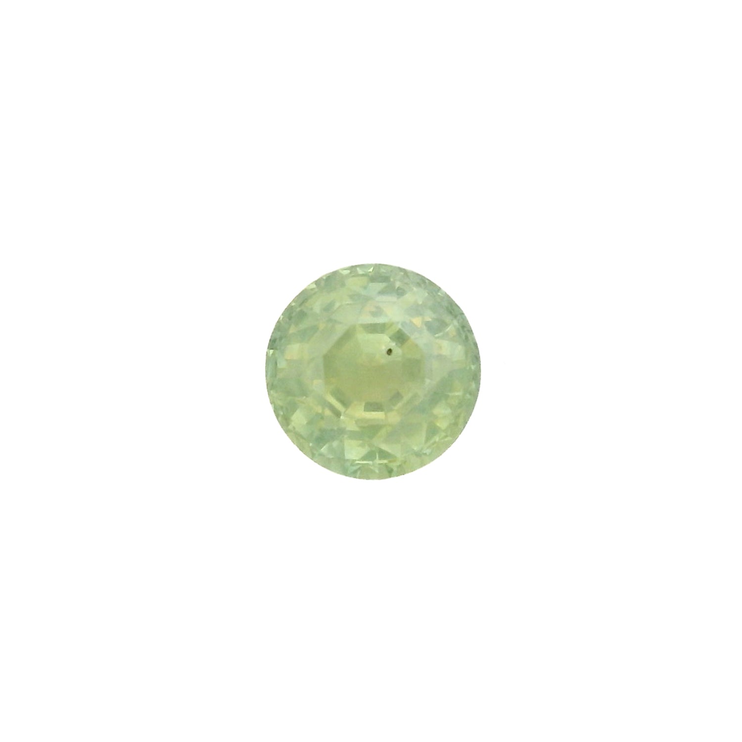 1.89ct Round Cut Light Blue Green Montana Sapphire SR422