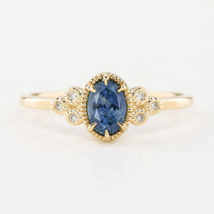 Celine Ring, Blue Montana Sapphire