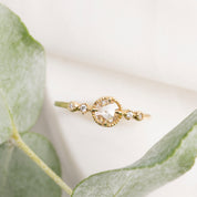 Stella Ring, 0.20ct Round Rose Cut Diamond