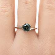 1.71ct Round Cut Parti Green Yellow Australian Sapphire SR298
