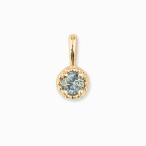 Dahlia 0.15ct Montana Sapphire Charm