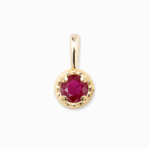 Dahlia Birthstone Charm 3mm