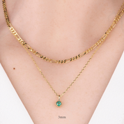Dahlia Charm Necklace Setting (Round)