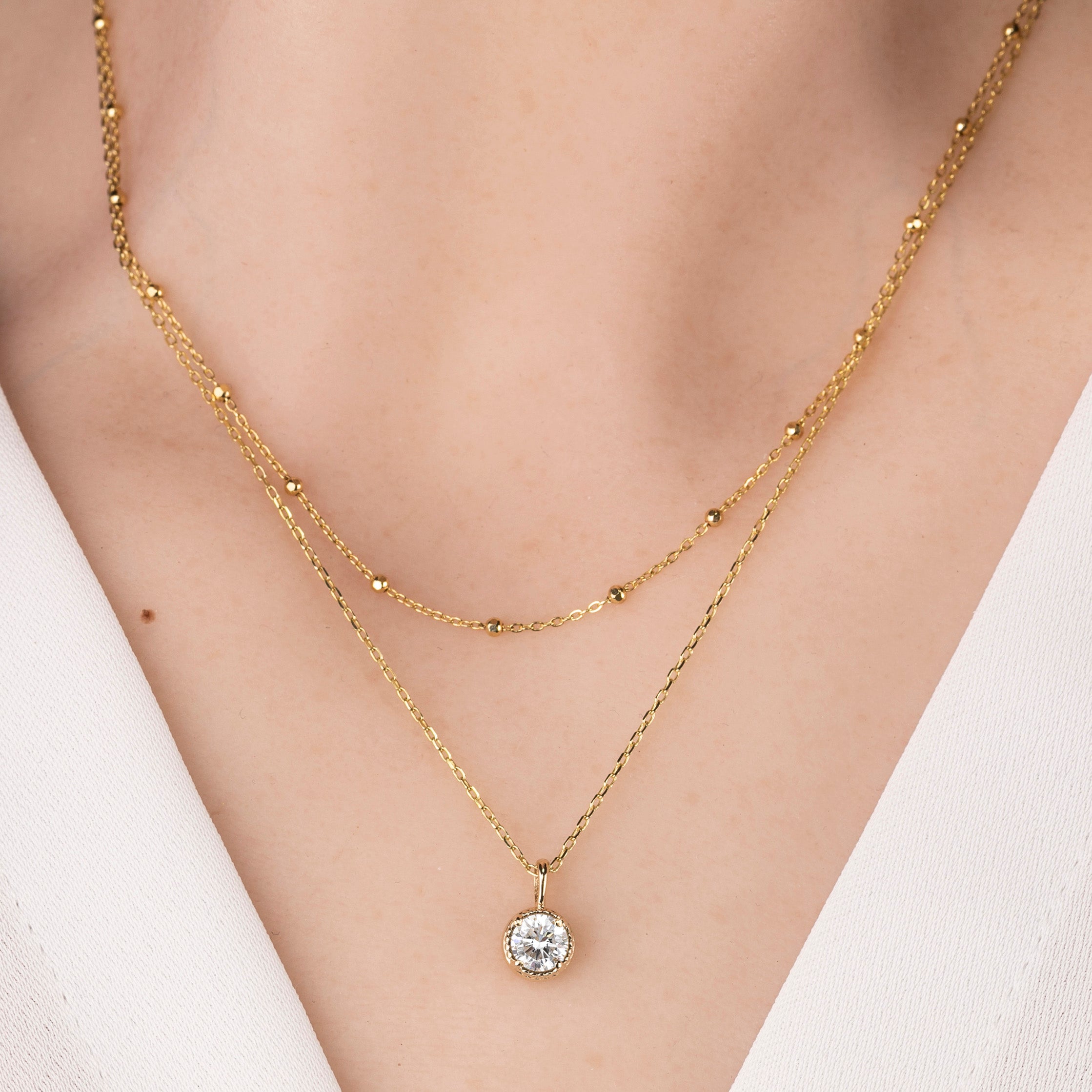 Dahlia 0.50ct Diamond Necklace