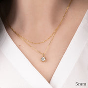 Dahlia Diamond Charm