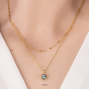 Dahlia Charm Necklace Setting (Round)