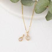 Dahlia Rose Cut Oval Diamond Charm