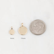 Initial Disc 6mm Charm