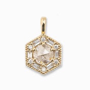 Lila Rose-Cut Diamond Charm
