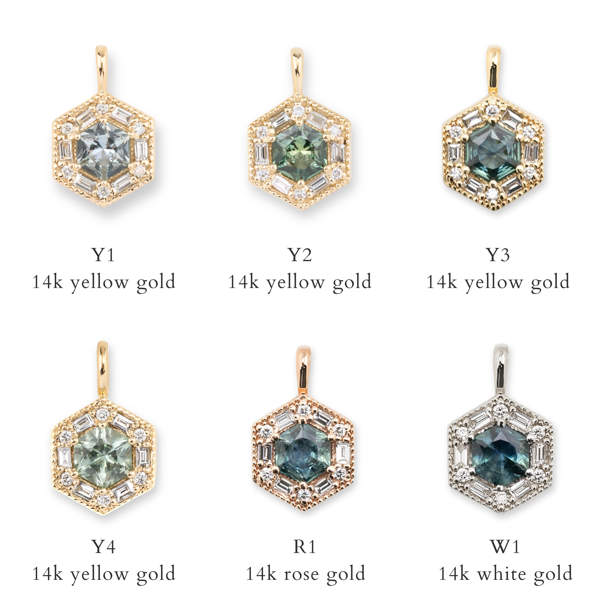 ヘキサゴンネックレス