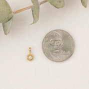 Birthstone Milgrain Hexagon Necklace