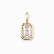 Patia Emerald-Cut GIA certified Diamond Charm