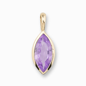 Patia Marquise Pink Sapphire Charm 8.5mm