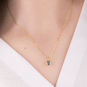 Patia Oval Montana Sapphire Charm 5.0mm