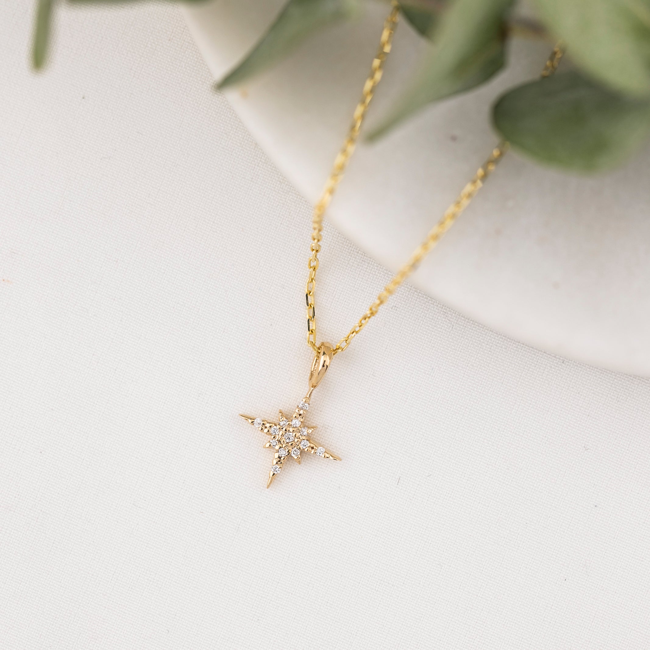 Starburst Diamond Charm 10mm