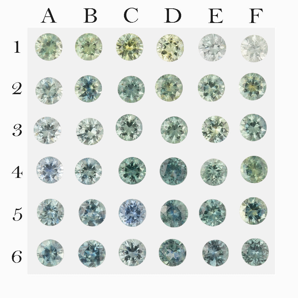 0.30ct Calibrated Round Montana Sapphires (4.0mm) C073