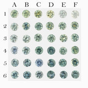 0.30ct Calibrated Round Montana Sapphires (4.0mm) C073