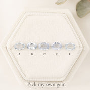Teresa Ring, 0.50ct Light Blue Madagascar Sapphire, oval shape gemstone