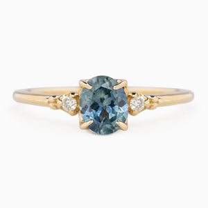 Estel Ring, 0.85ct Montana Sapphire