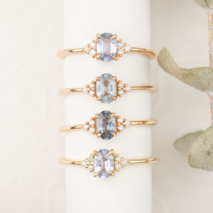 Teresa Ring, 0.50ct Blue Madagascar Sapphire