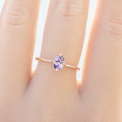 Alice Ring, 0.60ct Purple Sapphire