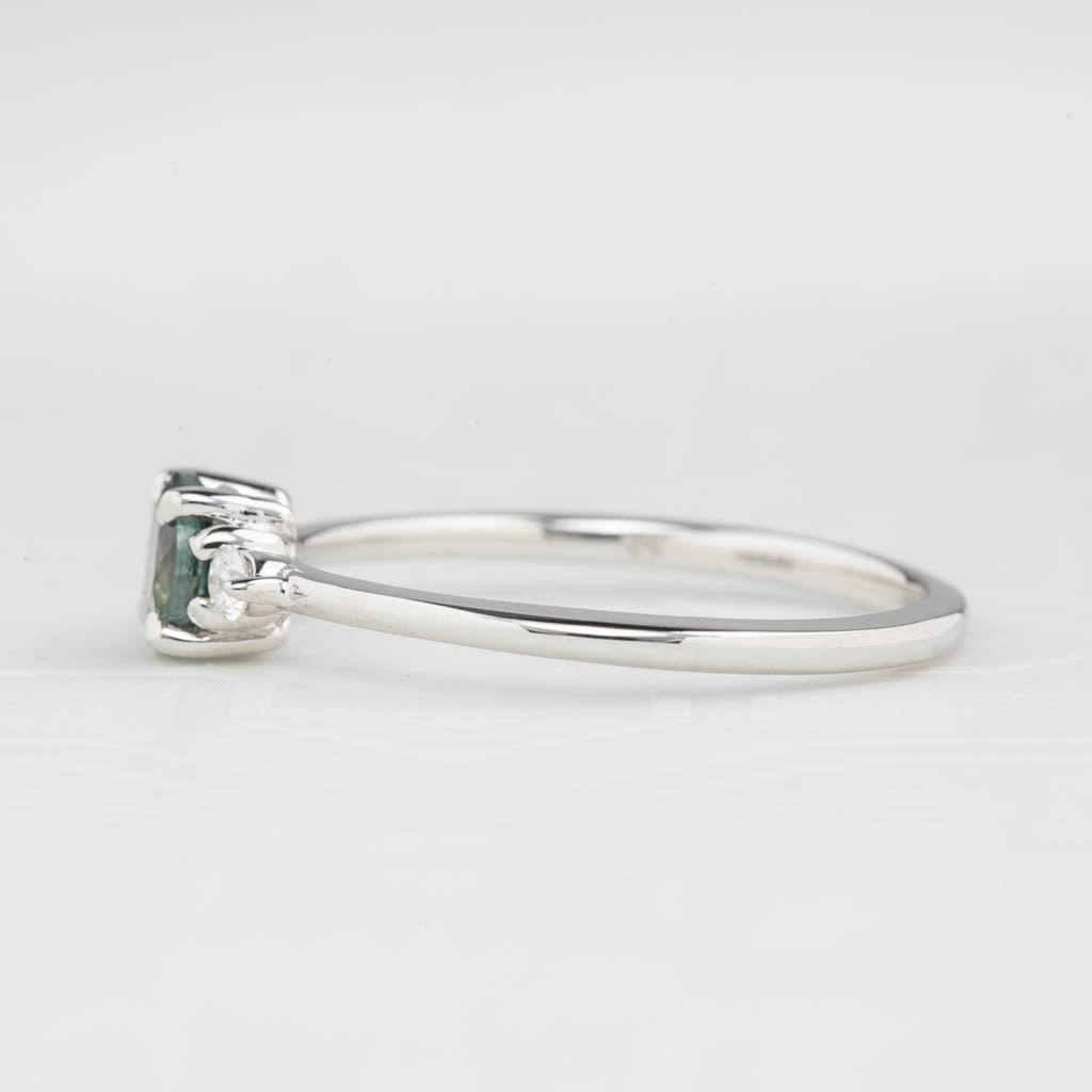 Emilie Ring, 0.60ct Montana Sapphire