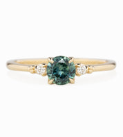 Estel Ring 0.60ct Montana Sapphire 14K Yellow Gold