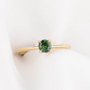Sara Ring, 0.40ct Green Queensland Sapphire