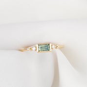 Estel Bezel Ring, 0.50ct Montana Sapphire