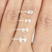 Diana Ring, Round Rose Cut Diamond