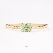 キャンディリング ・0.45ct・加熱モンタナ産サファイア・K14G