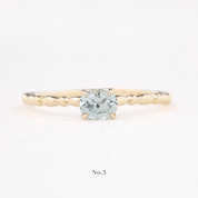 キャンディリング ・0.45ct・加熱モンタナ産サファイア・K14G