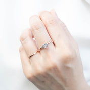 【即日配送】キャンディリング ・0.40ct・非加熱マダガスカル産グリーンサファイア・K14RG
