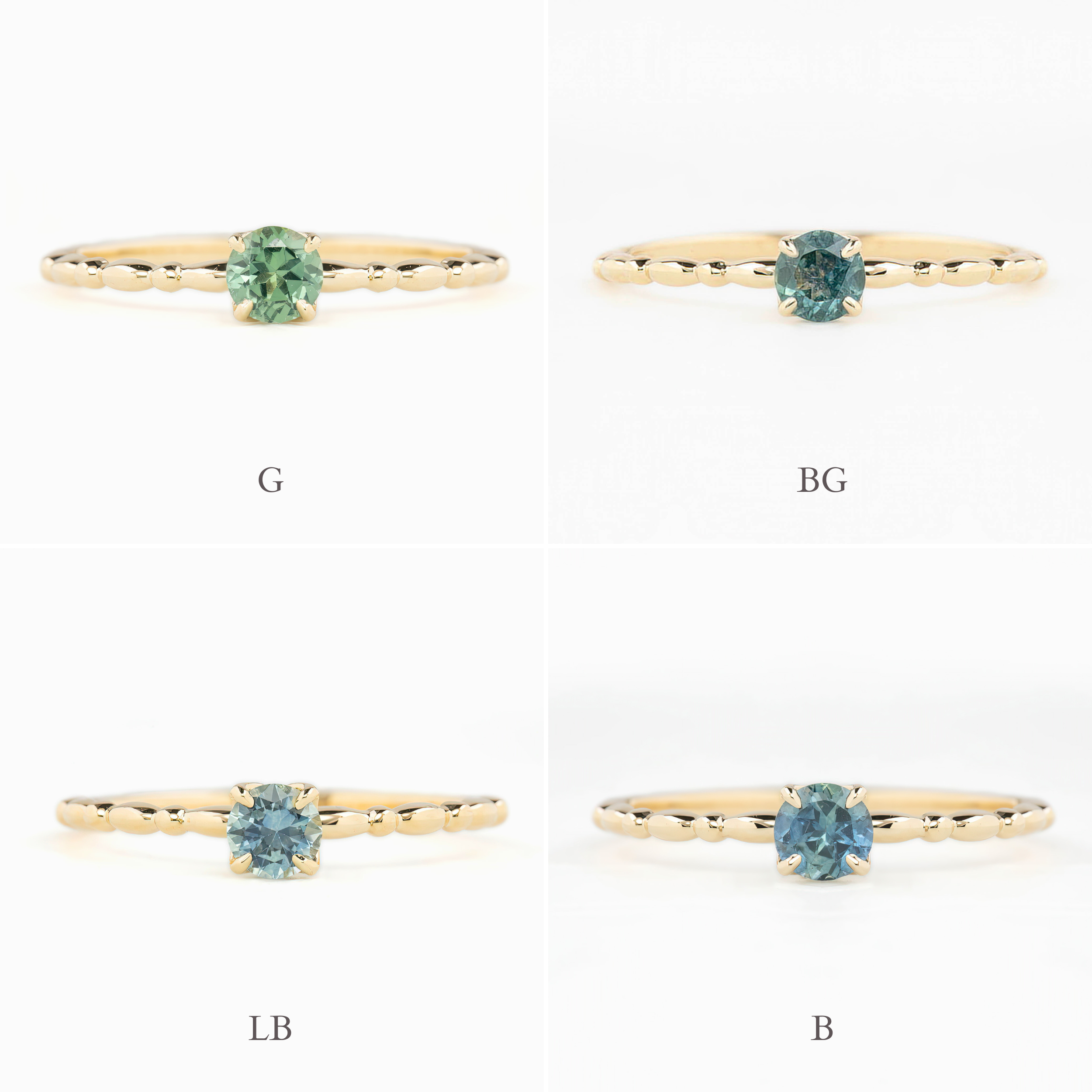 Candy Ring, 0.30ct Montana Sapphire