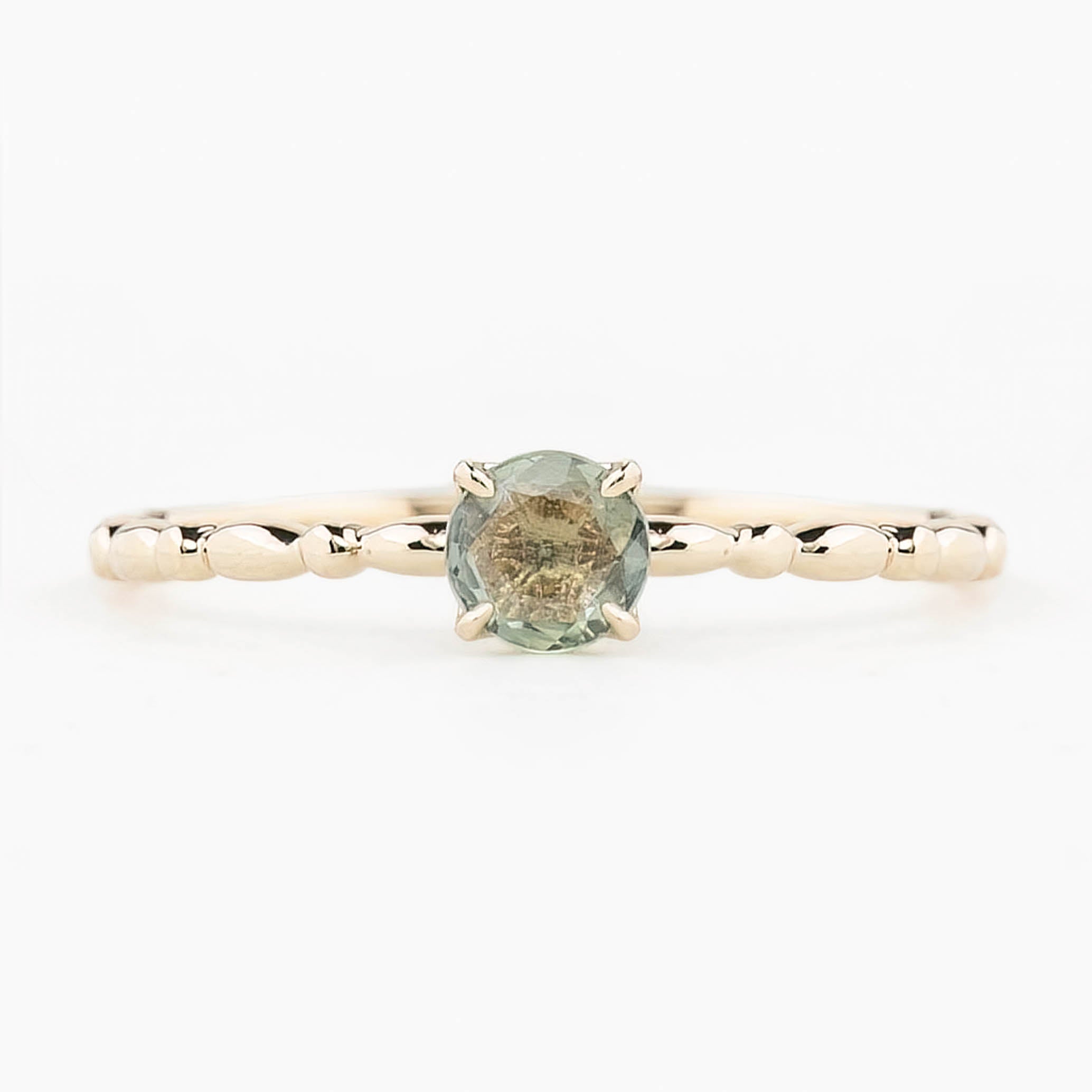 【即日配送】キャンディリング ・0.40ct・非加熱マダガスカル産パープルサファイア・K14YG