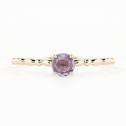 【即日配送】キャンディリング ・0.40ct・非加熱マダガスカル産パープルサファイア・K14YG