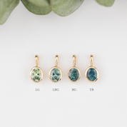 Patia Oval Montana Sapphire Charm 5.0mm