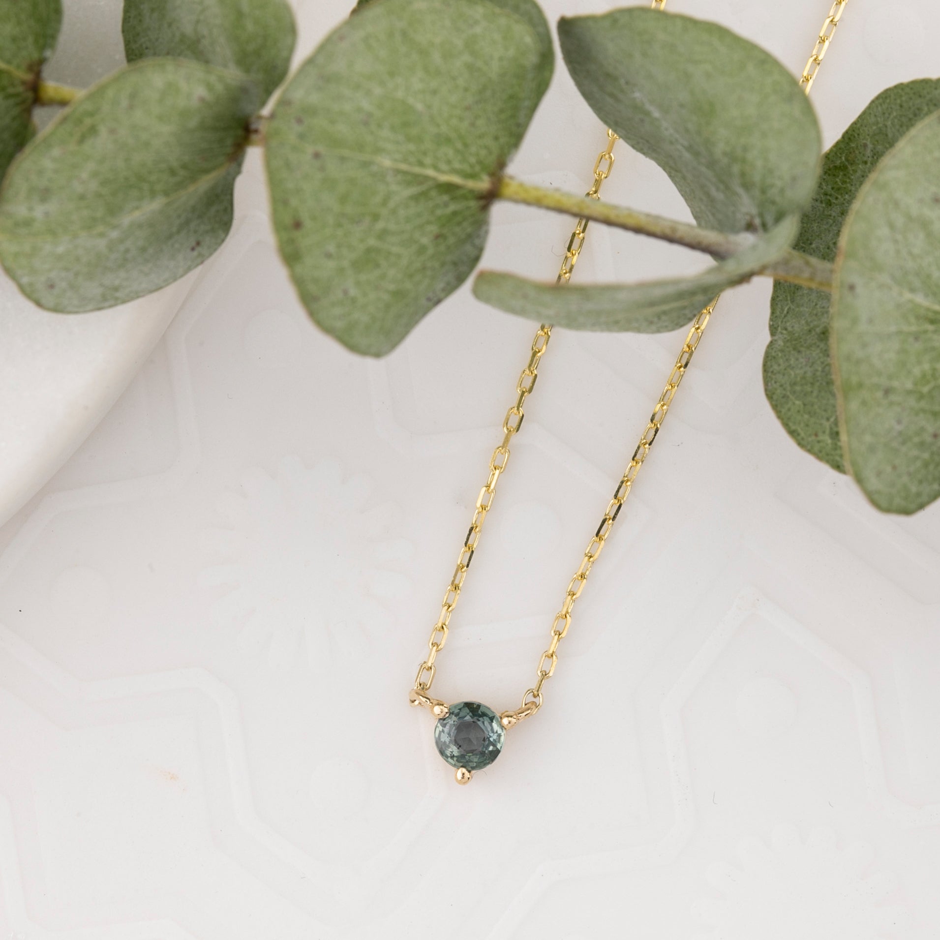 Whisper Madagascar Sapphire Necklace 4.0mm