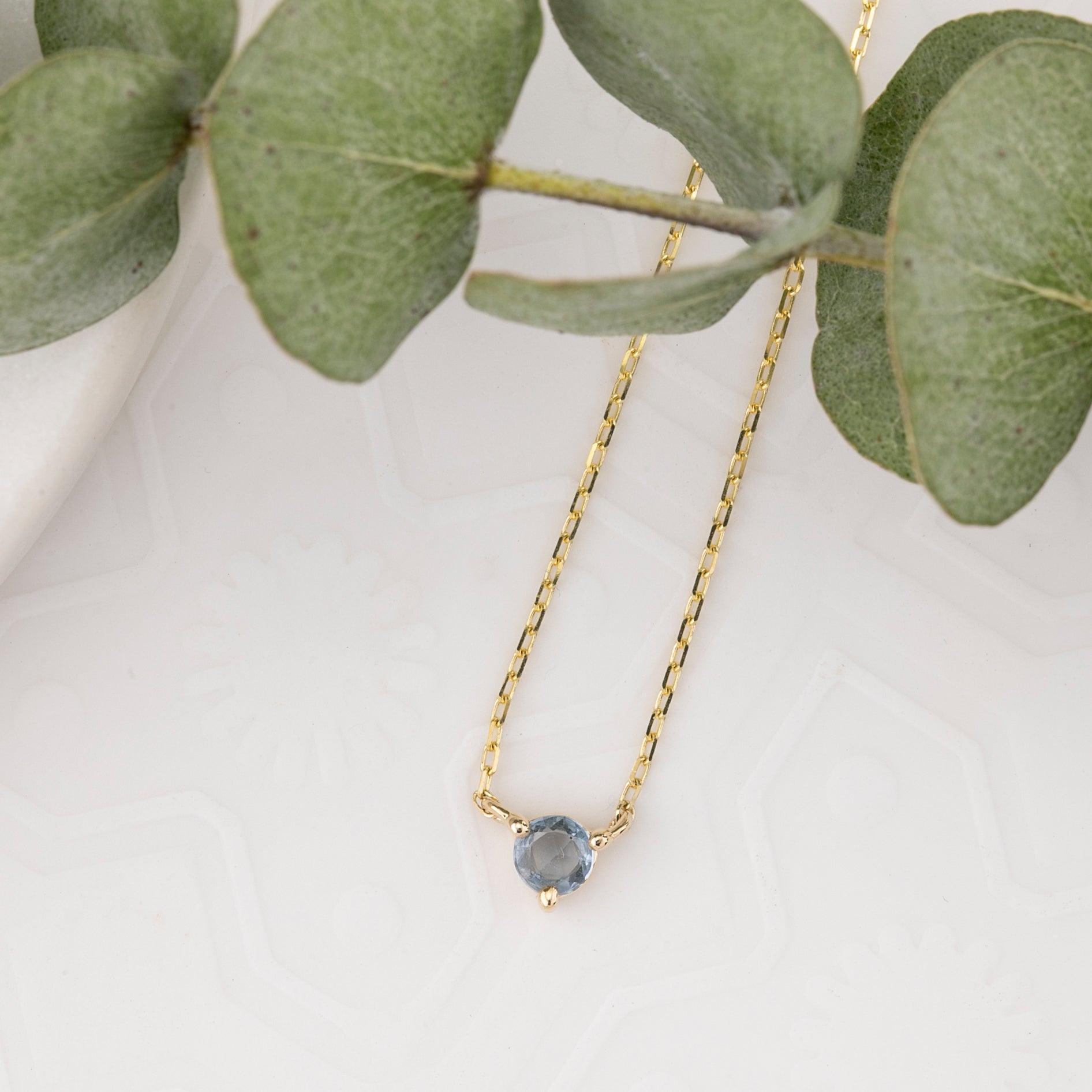 Whisper Madagascar Sapphire Necklace 4.0mm