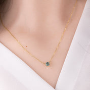 Whisper Montana Sapphire Necklace 4.5mm